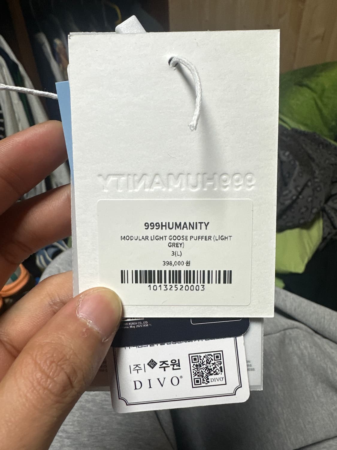 999휴머니티 MODULAR LIGHT GOOSE PUFFER 상품이미지4