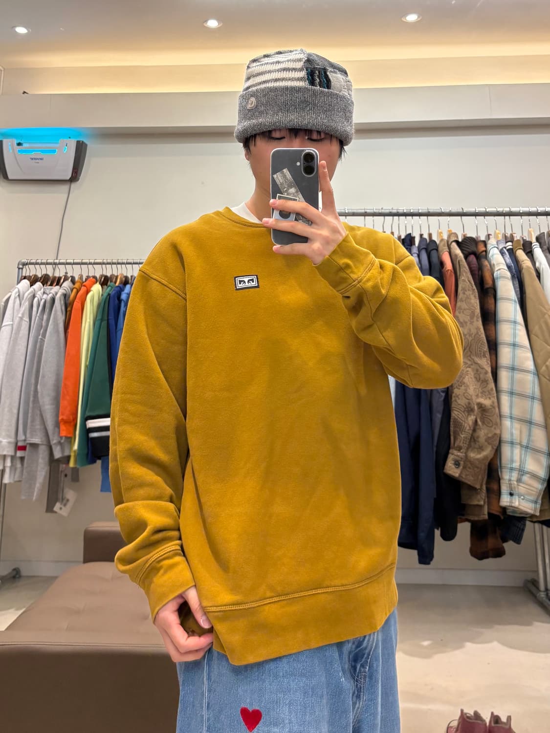 오베이 올 아이즈 맨투맨 상품이미지8