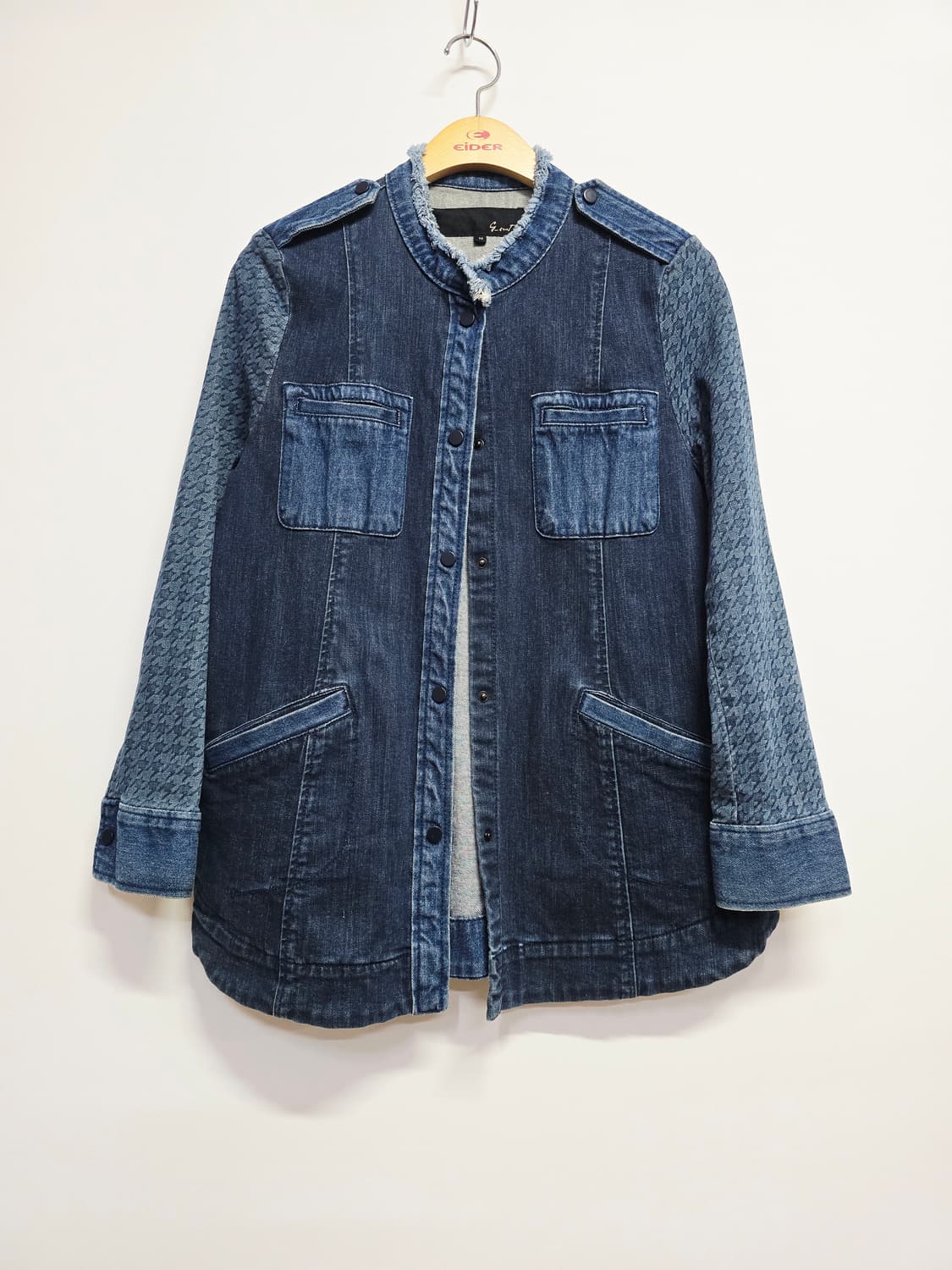 지컷 데님 패치 자켓66 상품이미지1