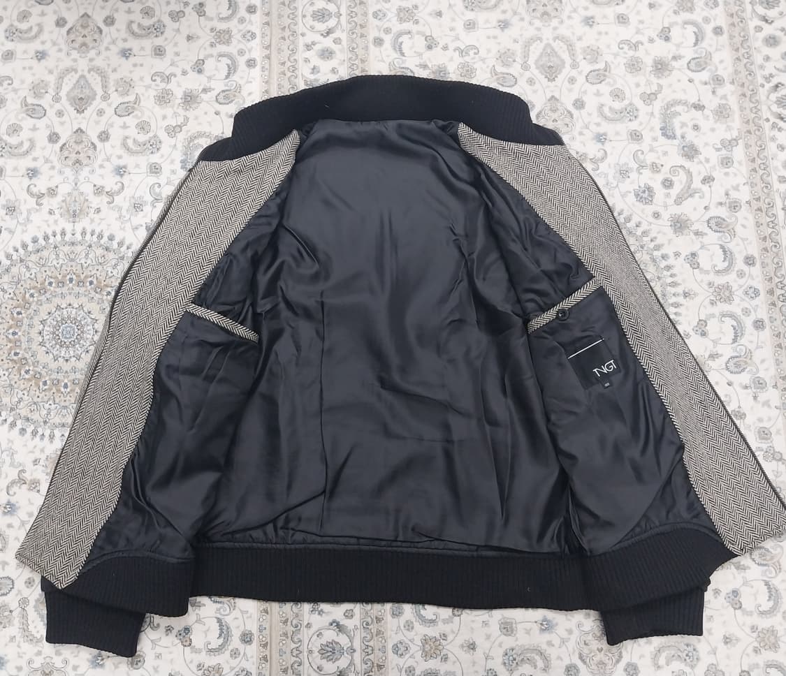 TNGT 헤링본 울 집업 자켓 105 상품이미지2