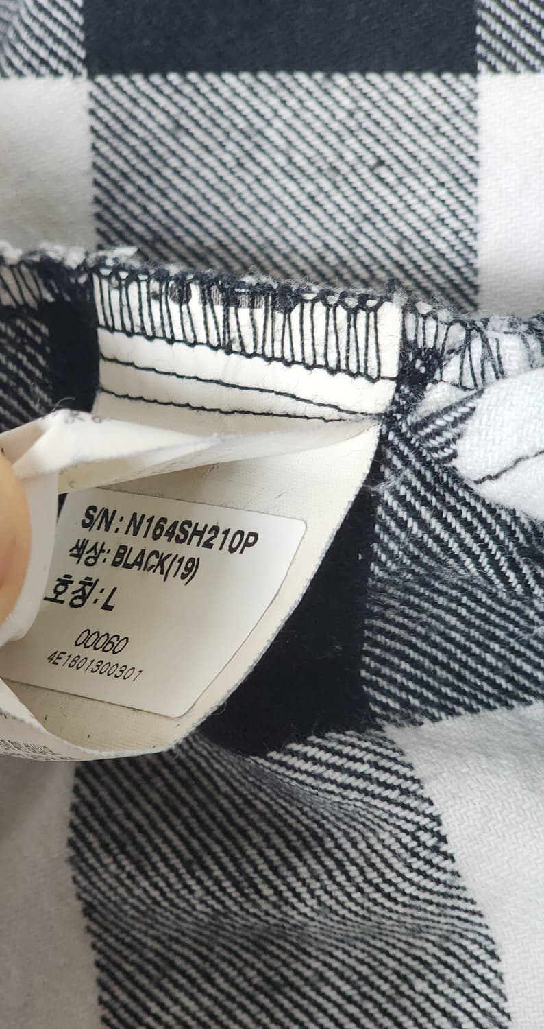 빈티지 NBA 체크 남방 L 사이즈 상품이미지9