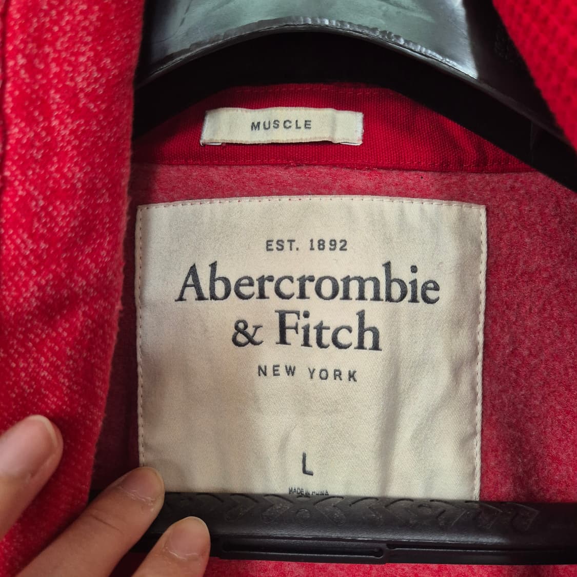 [L]아베크롬비 레드 인디언 프린팅 후드집업 상품이미지5