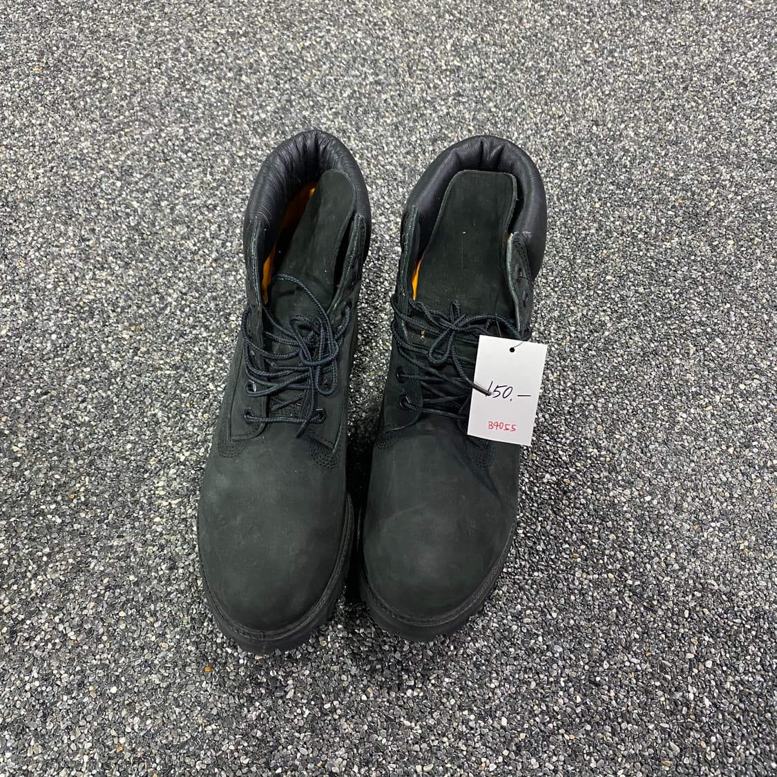 팀버랜드 블랙 누벅 가죽 6인치 프리미엄 부츠 B4055 상품이미지1