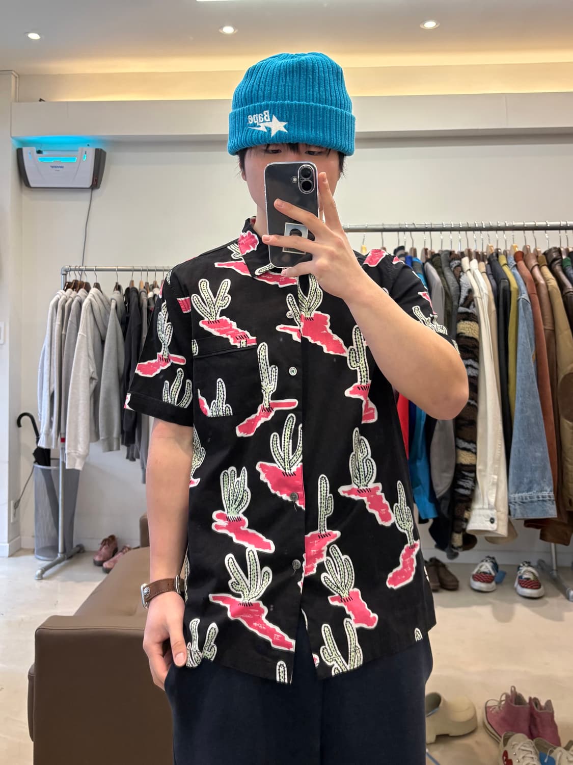 스투시 캑터스 선인장 반팔 셔츠 상품이미지9