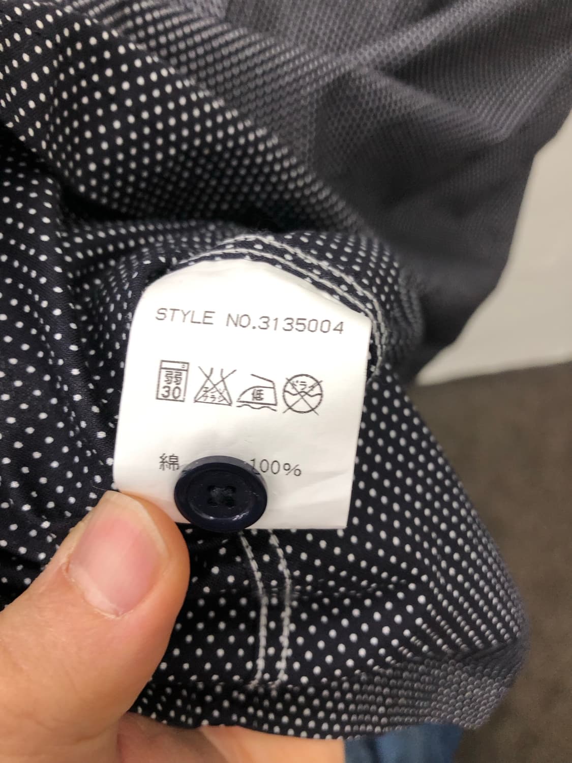 schott bros 일본 생산 도트 셔츠 상품이미지4