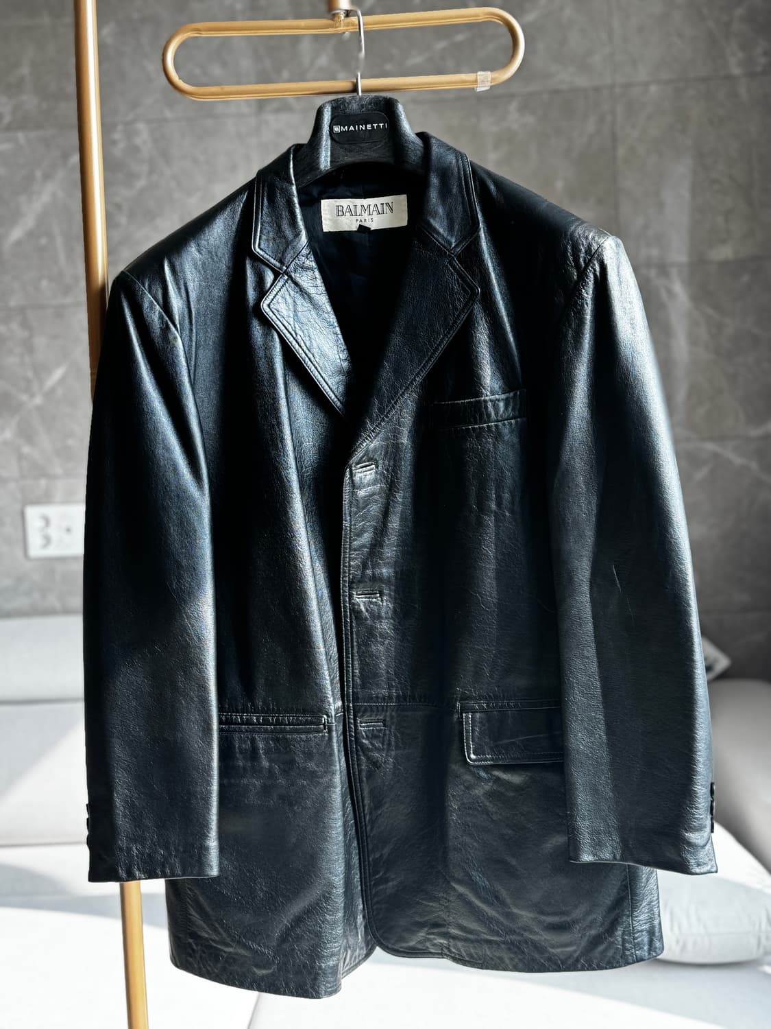 발망 빈티지 카코트 양가죽 자켓 XL 상품이미지1