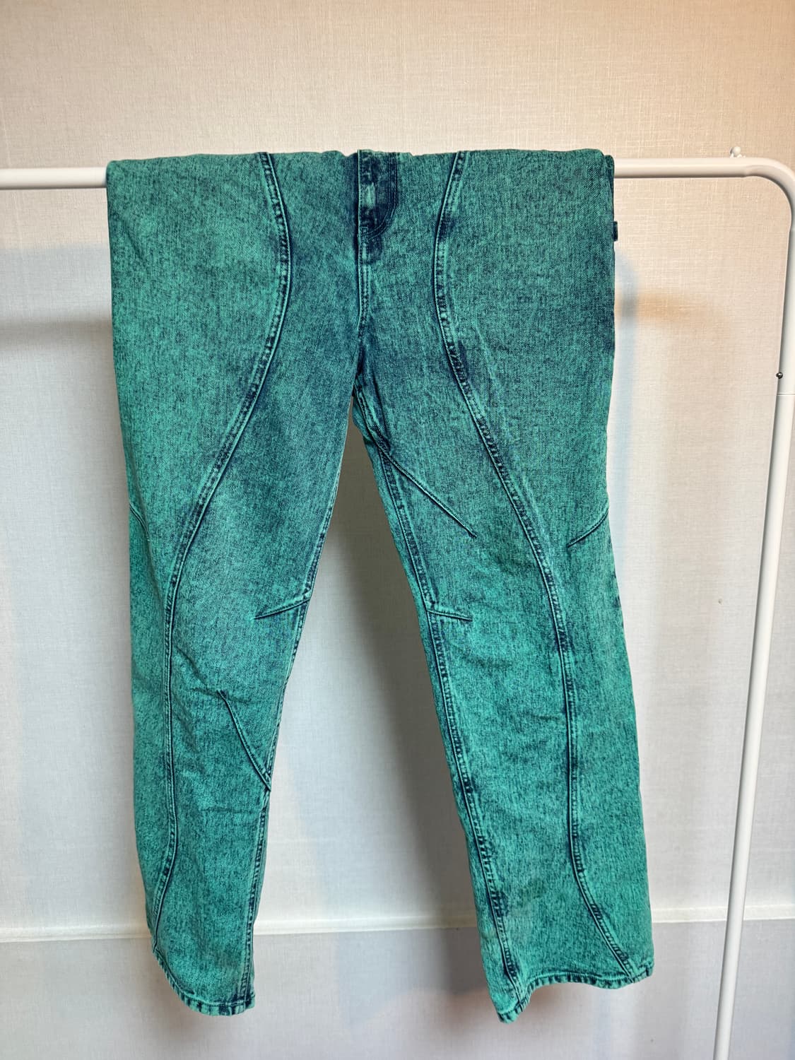 앤더슨벨 글랜오버다이 랩 스트레이트 레그 진 상품이미지2