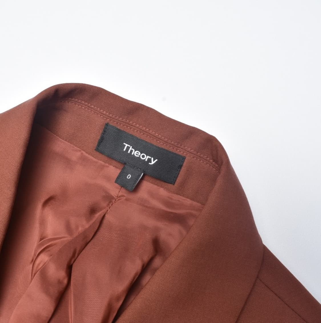 띠어리 카라 세미 정장 원버튼 블레이저 자켓 0 상품이미지3