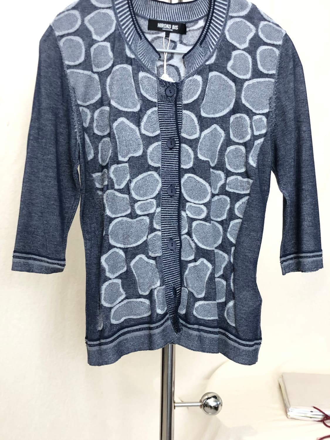Hiroko Bis 7부 가디건 상품이미지3