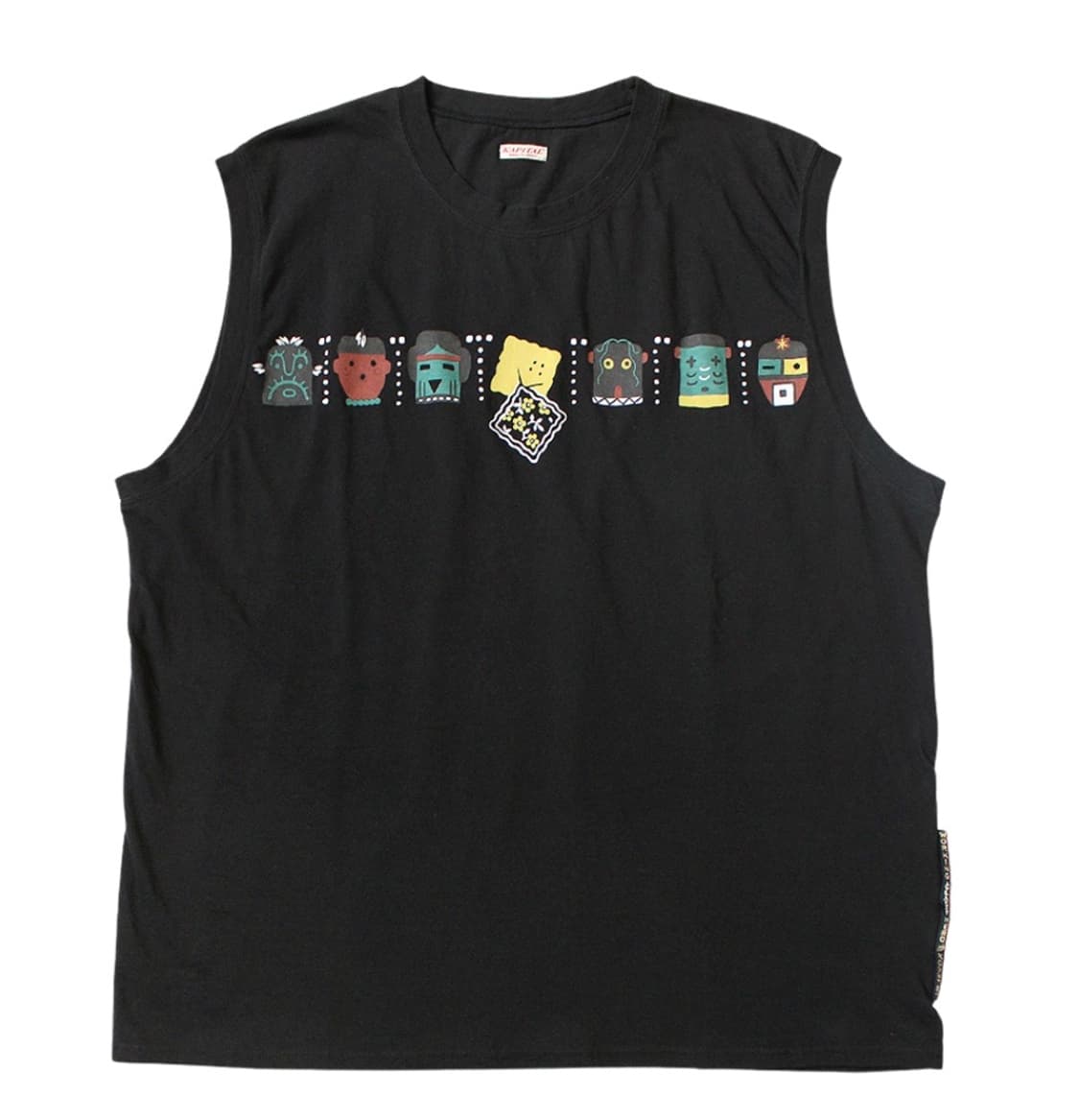 3) 캐피탈 20 저지 슬리브리스 빅 티셔츠 패키쉬 & 카치나 Pt 블랙 상품이미지1