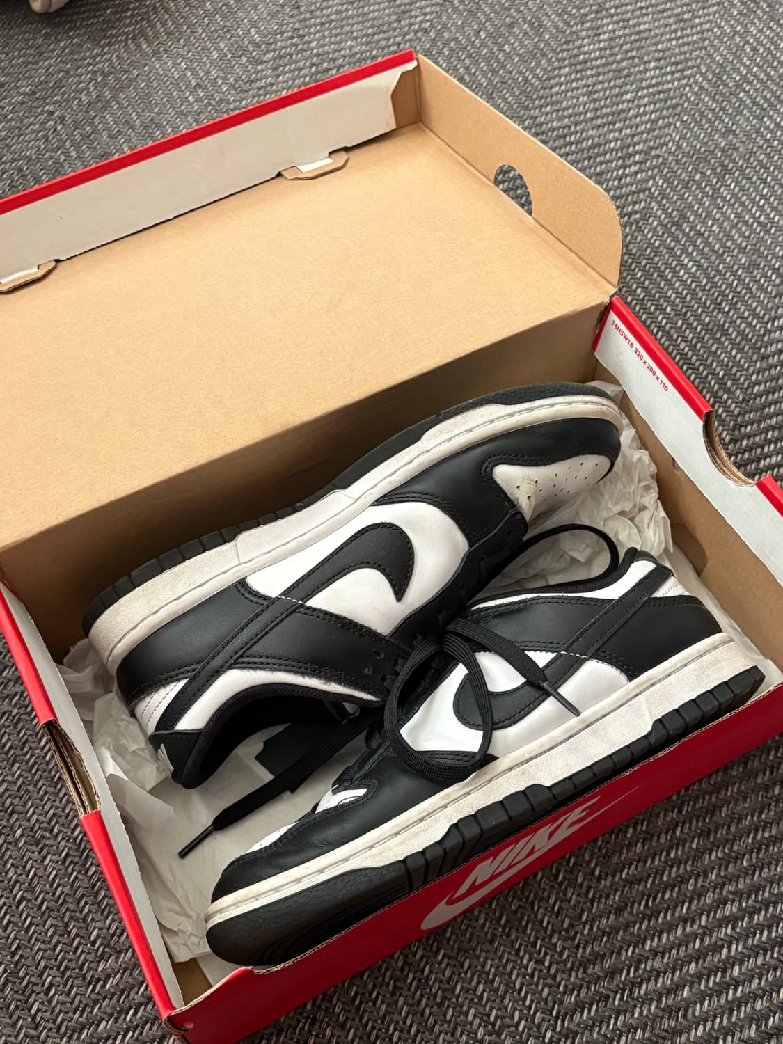 [250] 나이키 덩크로우 레트로블랙 상품이미지1