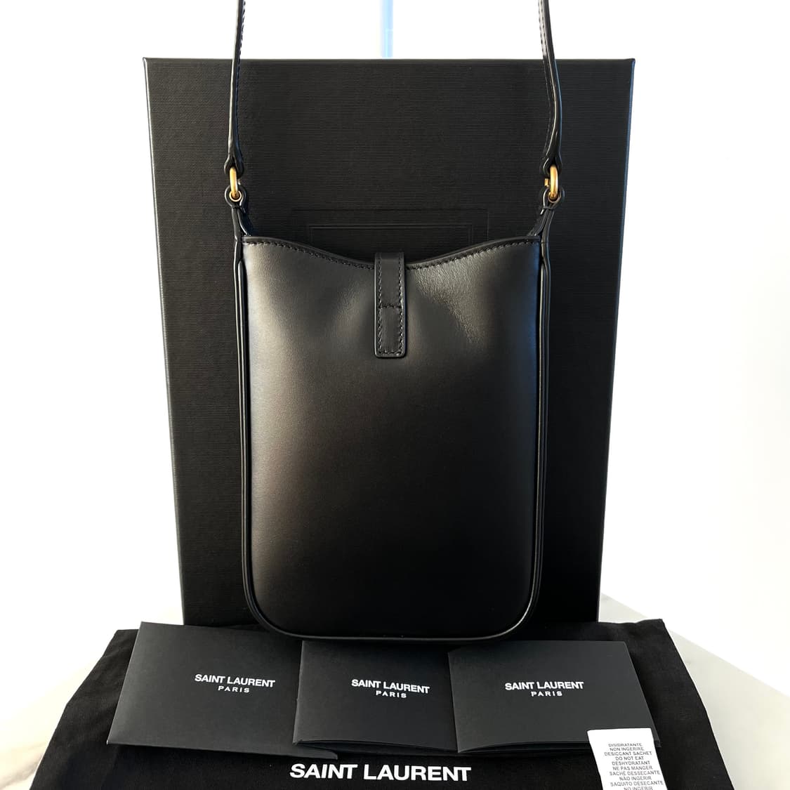 [S+급/정품] 생로랑 LE5A7 블랙 숄더백 가방 크로스백 상품이미지4