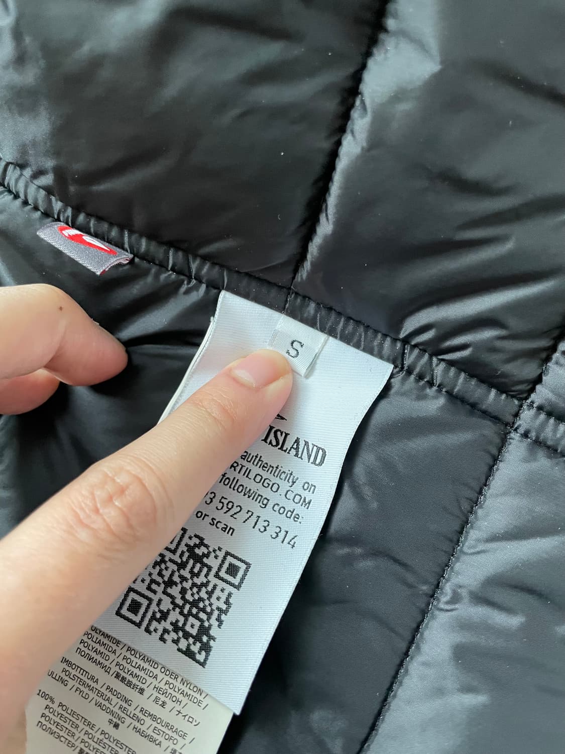 스톤아일랜드 프리마로프트 패딩 코트 블랙 방수 빈티지 올드 그린 상품이미지7