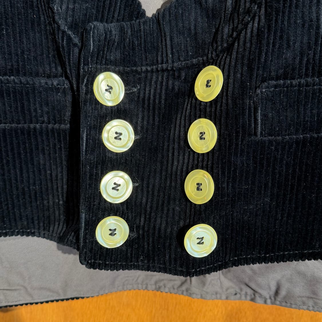 Germany 독일제 헤비 코듀로이 베스트 L 상품이미지3