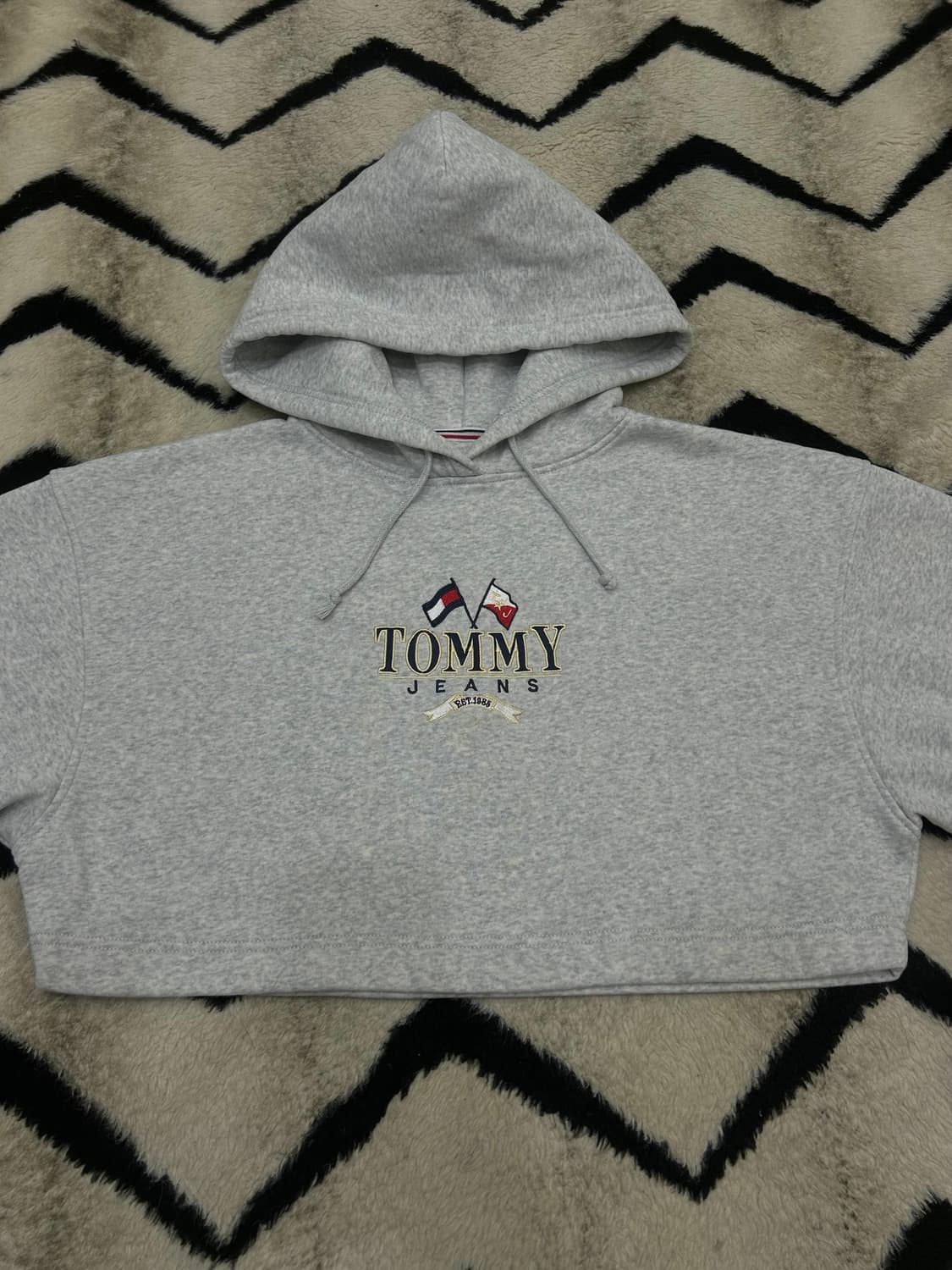 [S]타미진스 크롭 후드/멜란지그레이/기모 상품이미지3