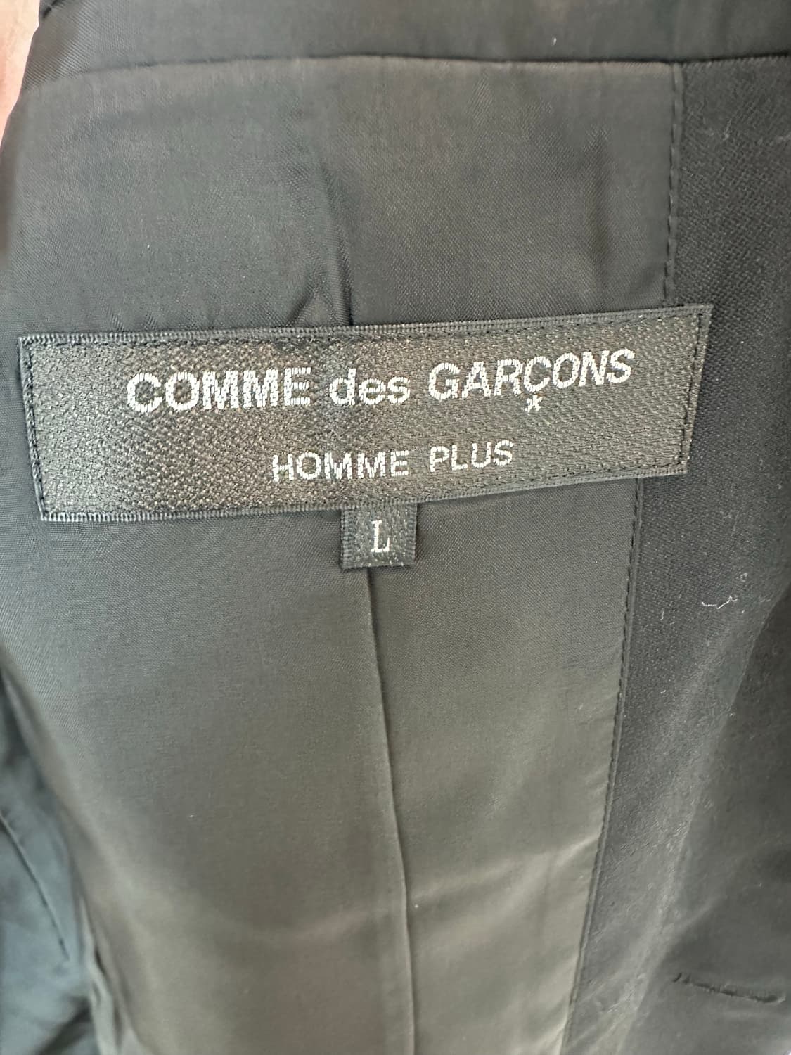 꼼데가르송 옴므 플러스 2015 컷아웃 도킹 롱 코트 상품이미지3