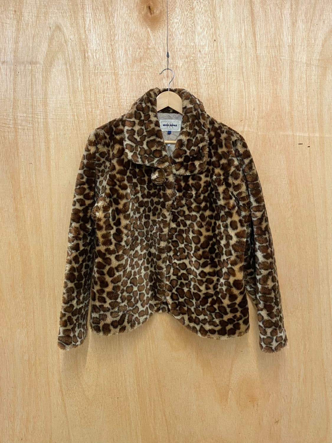 VTG leopard fur jacket 일본빈티지 레오파드 퍼 자켓 상품이미지1