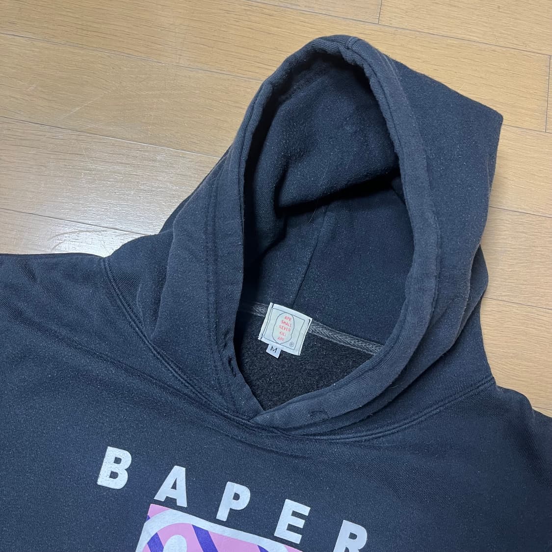 베이프 빈티지 후드티 상품이미지3