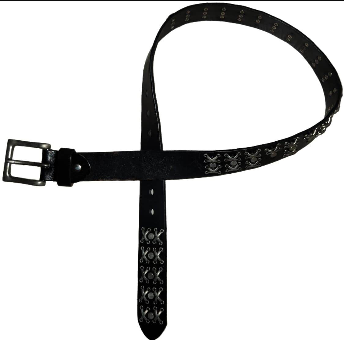 빈티지펑크 통가죽 스터드 벨트 상품이미지1