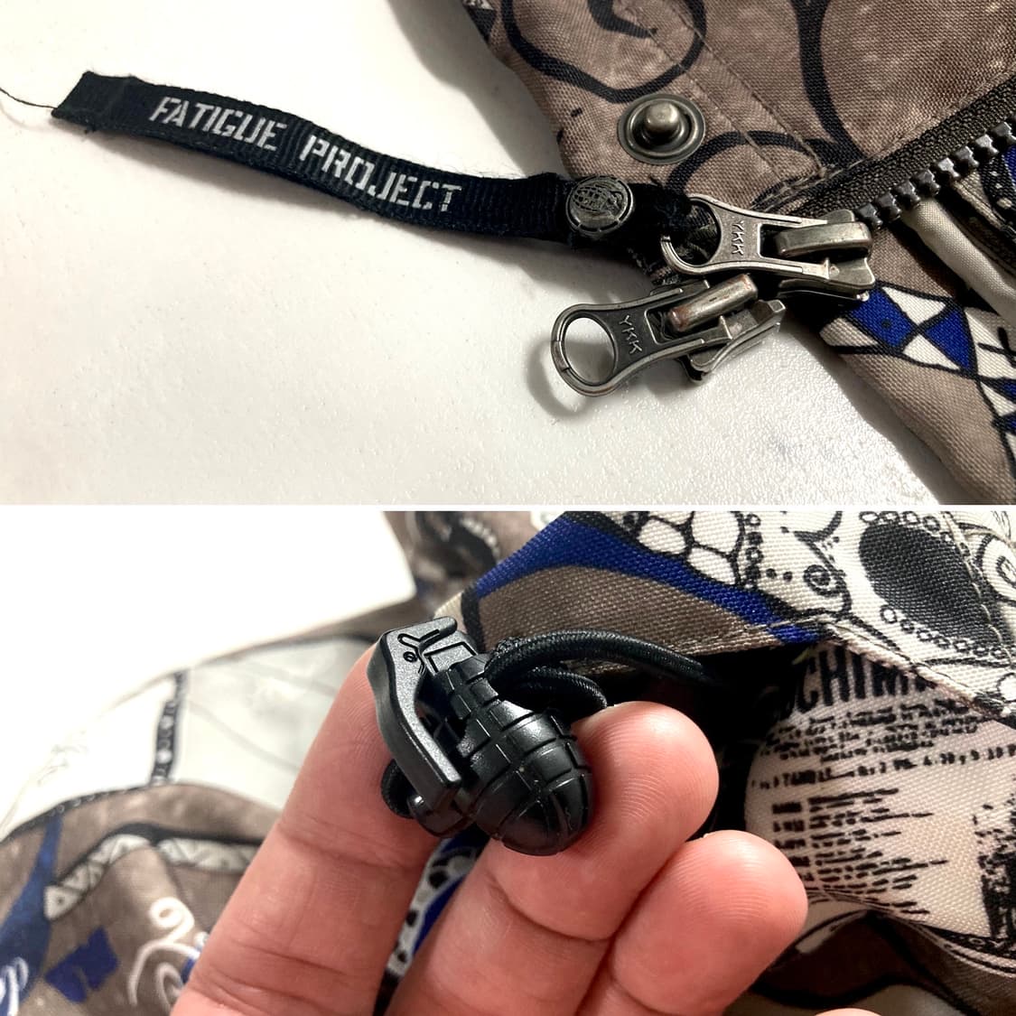 90s 그레네이드 grenade 오버핏 스키 보드 자켓 110-115 상품이미지7