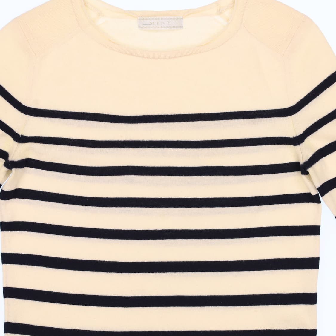 90 마인 한섬 스트라이프 긴팔 티셔츠 N7587 상품이미지6