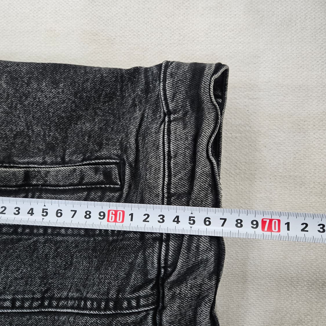 [XL] 자라 워시드 흑청 데님 자켓 0114YH1 상품이미지7