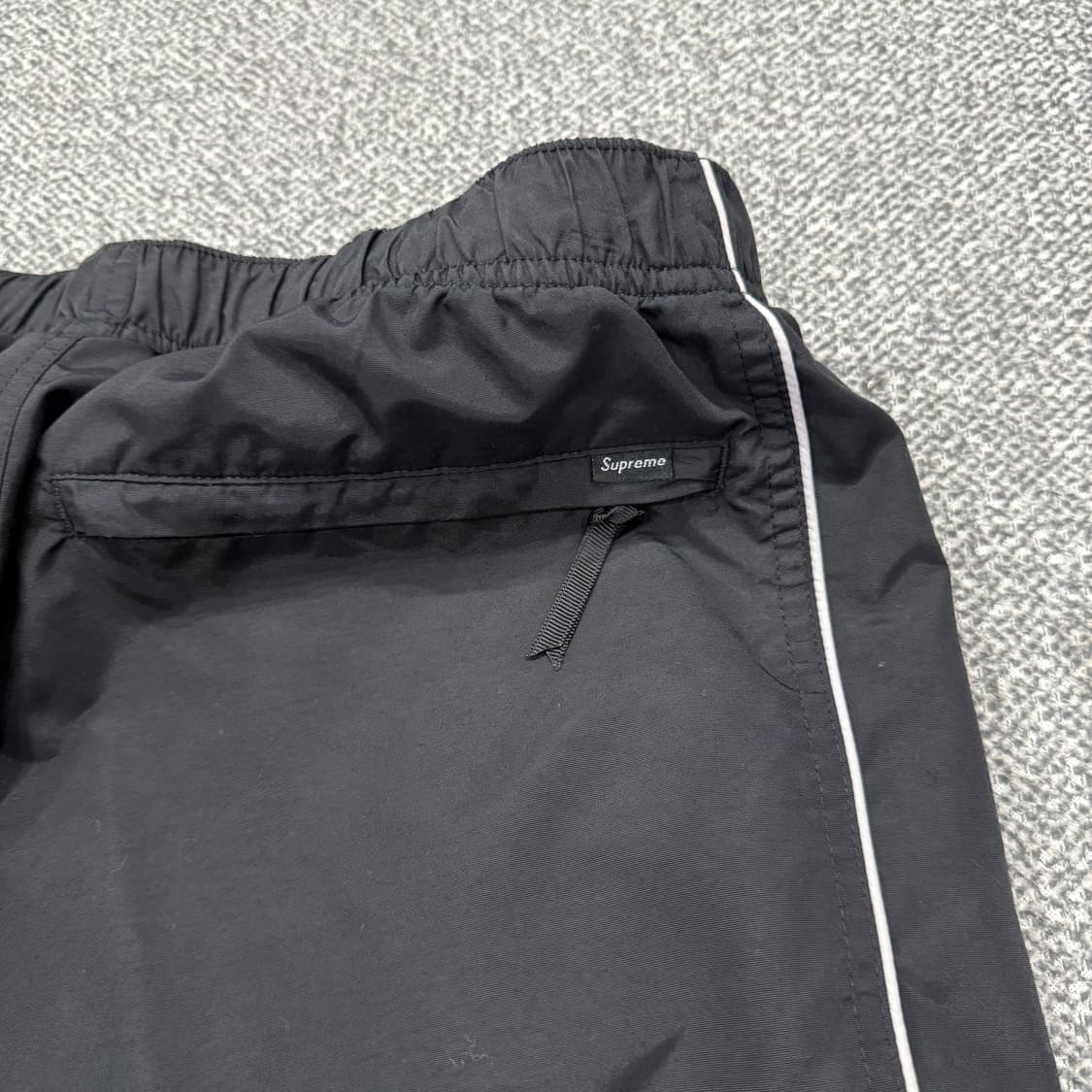 S 슈프림 Supreme 스트라이프 로고 우븐 나일론 팬츠 바지 상품이미지5