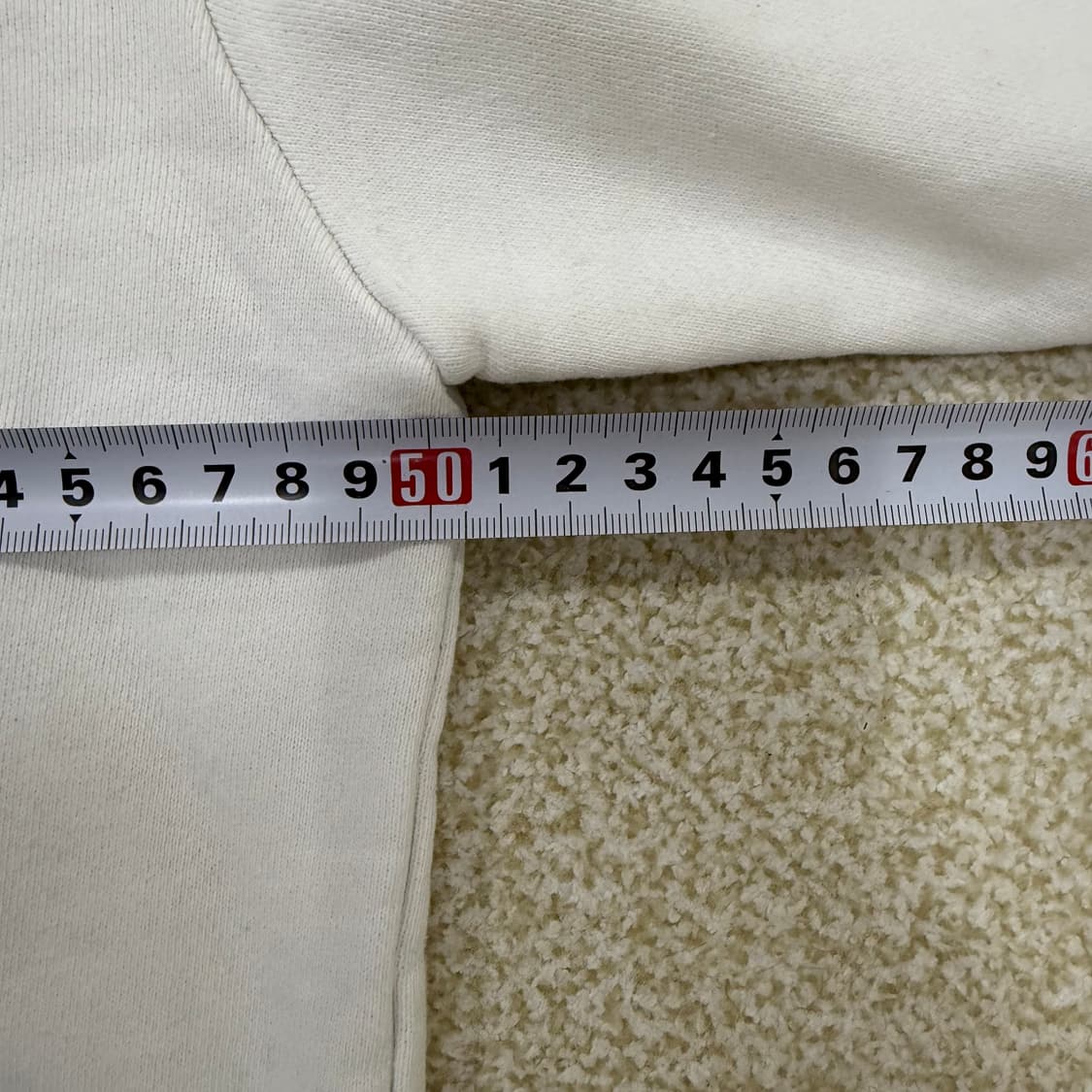 [M] 게스 빅로고 아이보리 맨투맨 0108T1 상품이미지6