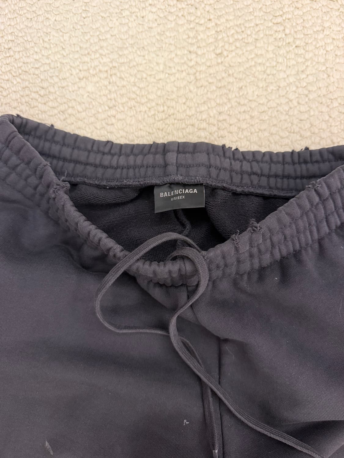 발렌시아가 black baggy Agaicnedlab 스웻팬츠 상품이미지2
