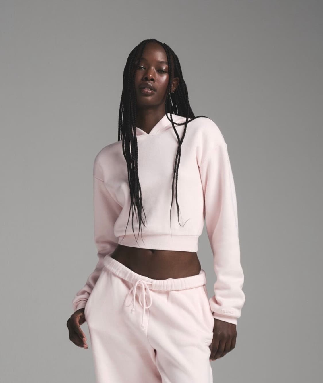 Skims 스킴스 크롭후드 barely pink M 상품이미지1