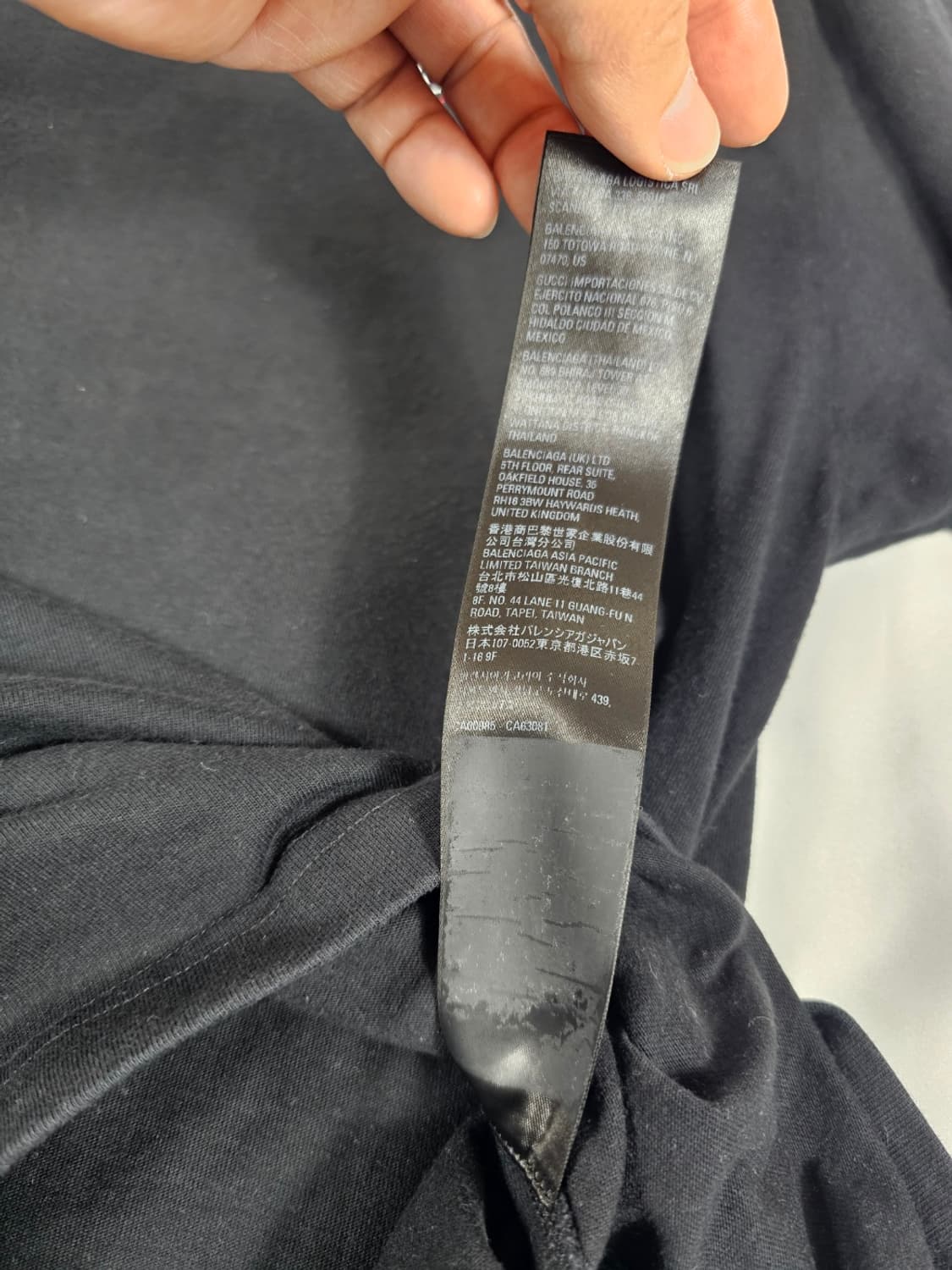 발렌시아가웨이브로고반팔 상품이미지3