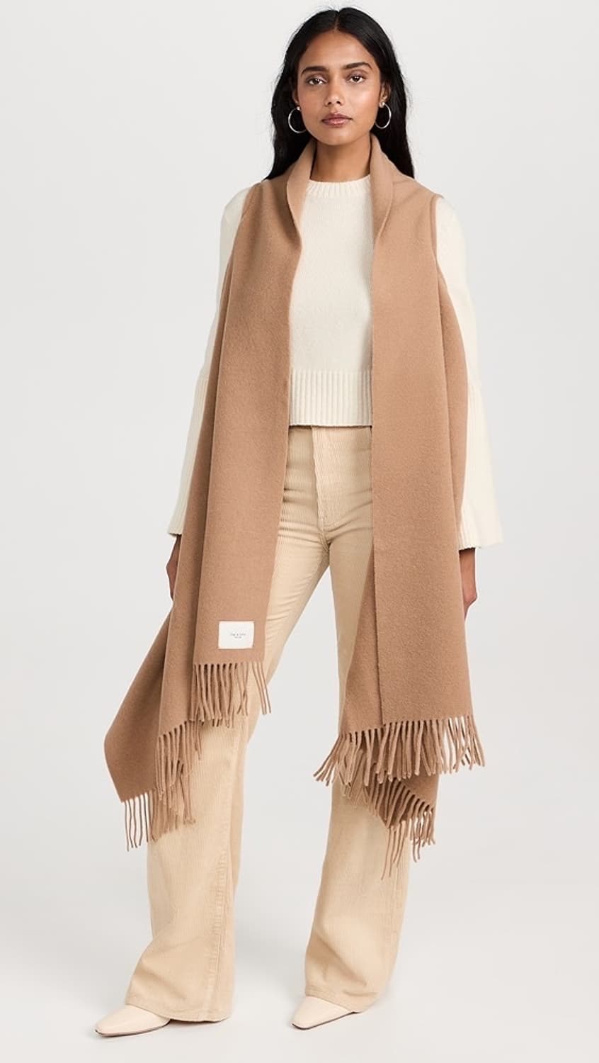 랙앤본 울 프린지 숄 베스트 상품이미지8