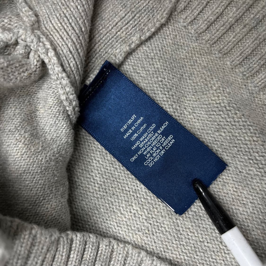 폴로 랄프로렌 블루포니 그레이 집업 S 상품이미지5