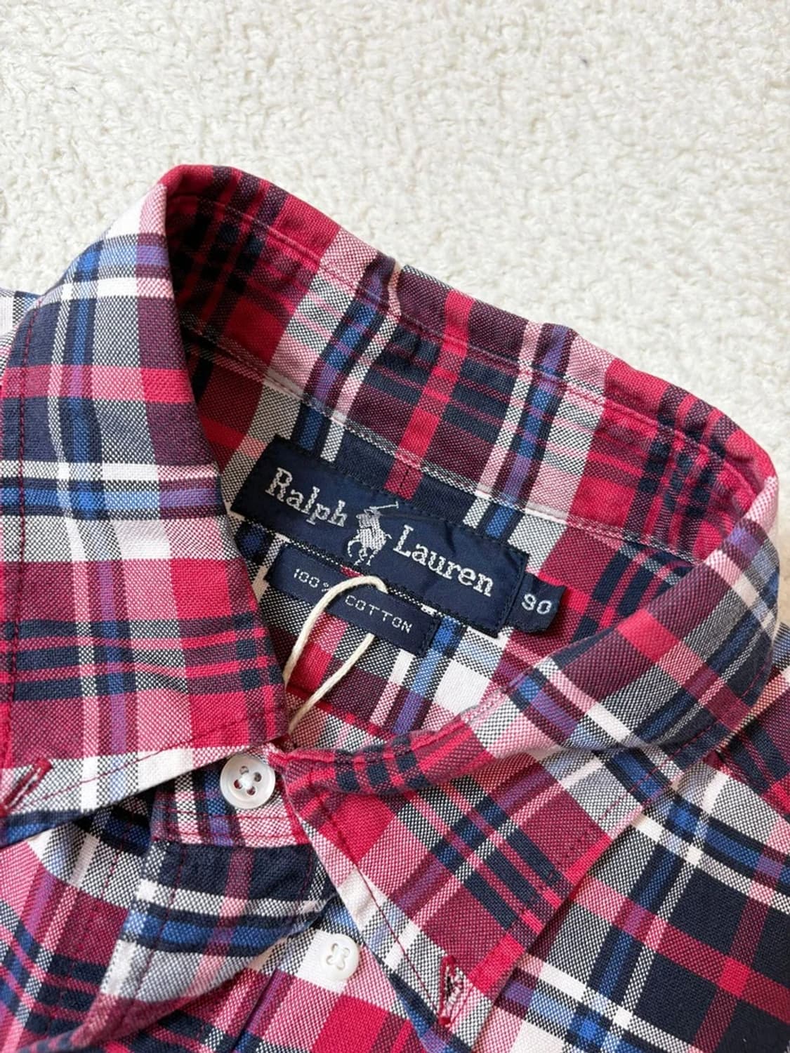 폴로 랄프로렌 00's 컨트리 체크 셔츠 PN6479    상품이미지3