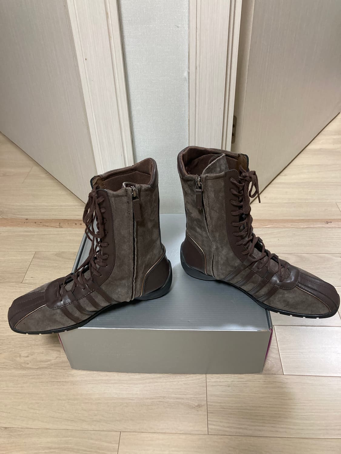 락피쉬웨더웨어 하이탑 부츠 초코 상품이미지2