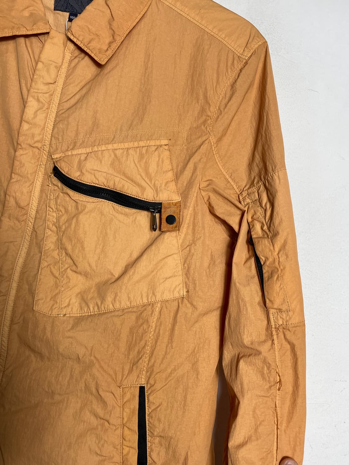 BASSO 셔츠형 점퍼 오렌지 상품이미지5