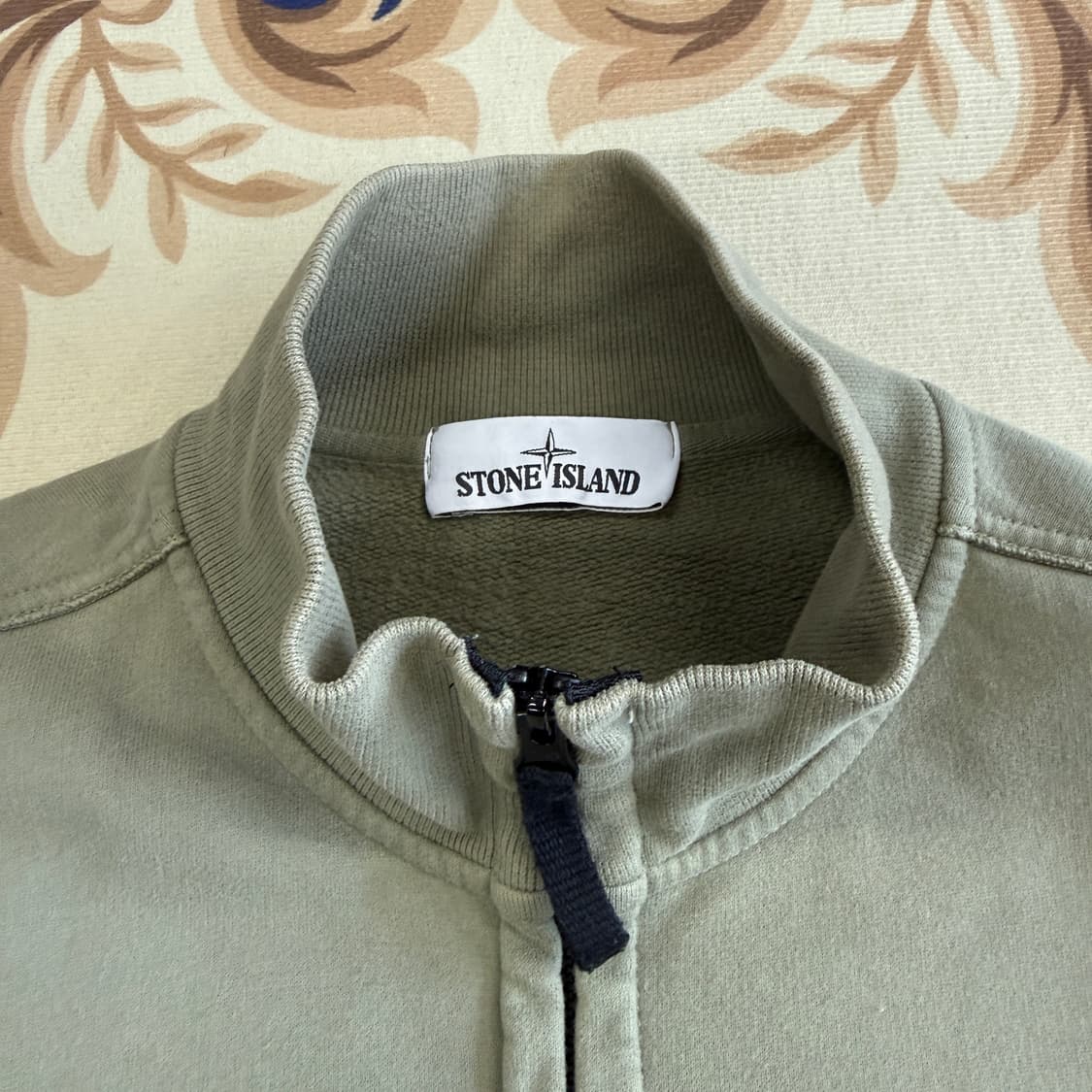 (M)스톤 아일랜드 STONE ISLAND 코튼 집업(올리브) 상품이미지2