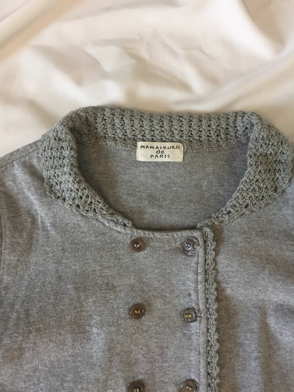 MAMAIKUKO DE PARIS 더블버튼 가디건 상품이미지3