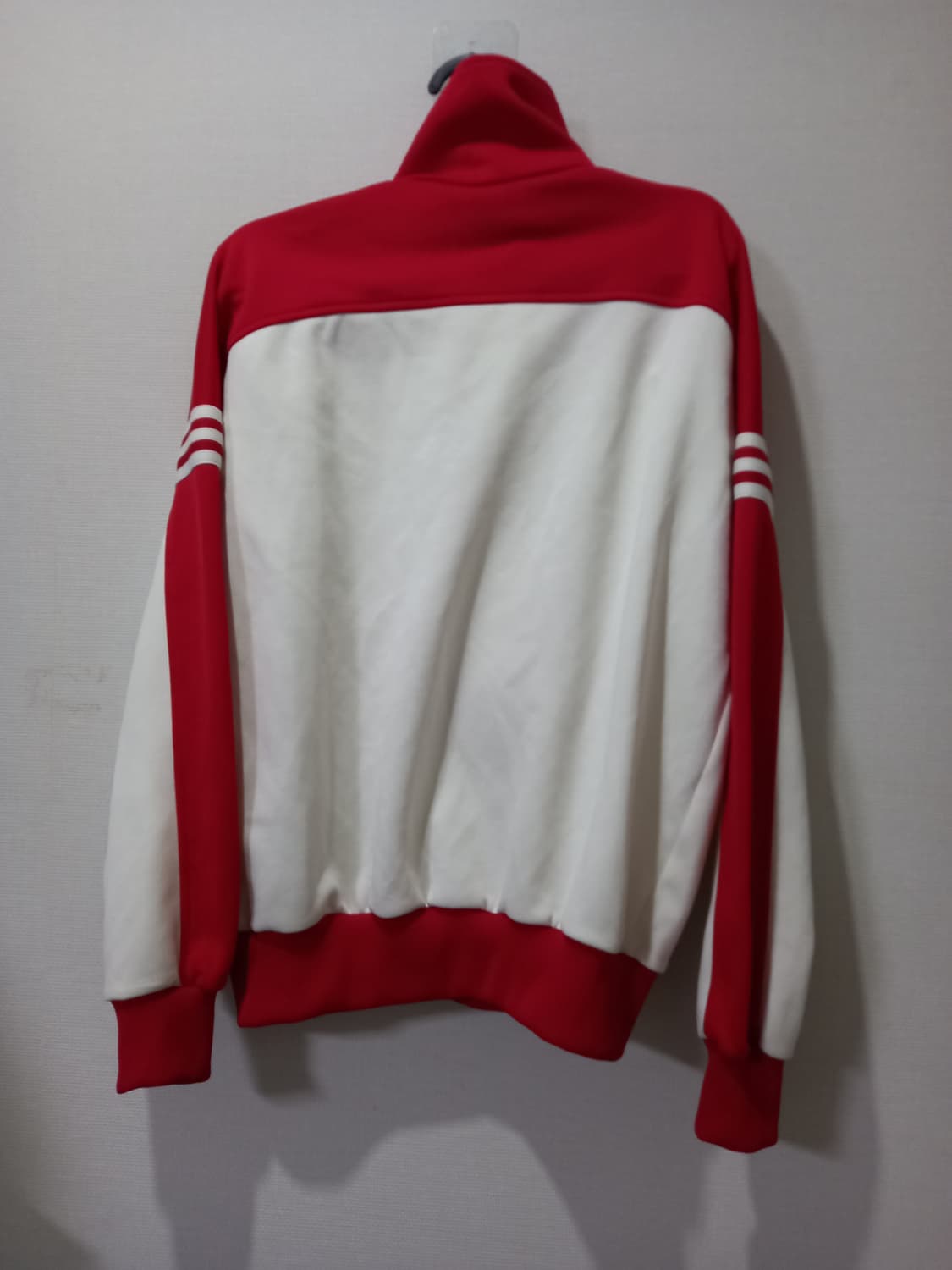아디다스 희귀 서독제 흰빨 빨흰 트랙탑 저지 져지집업 상품이미지4