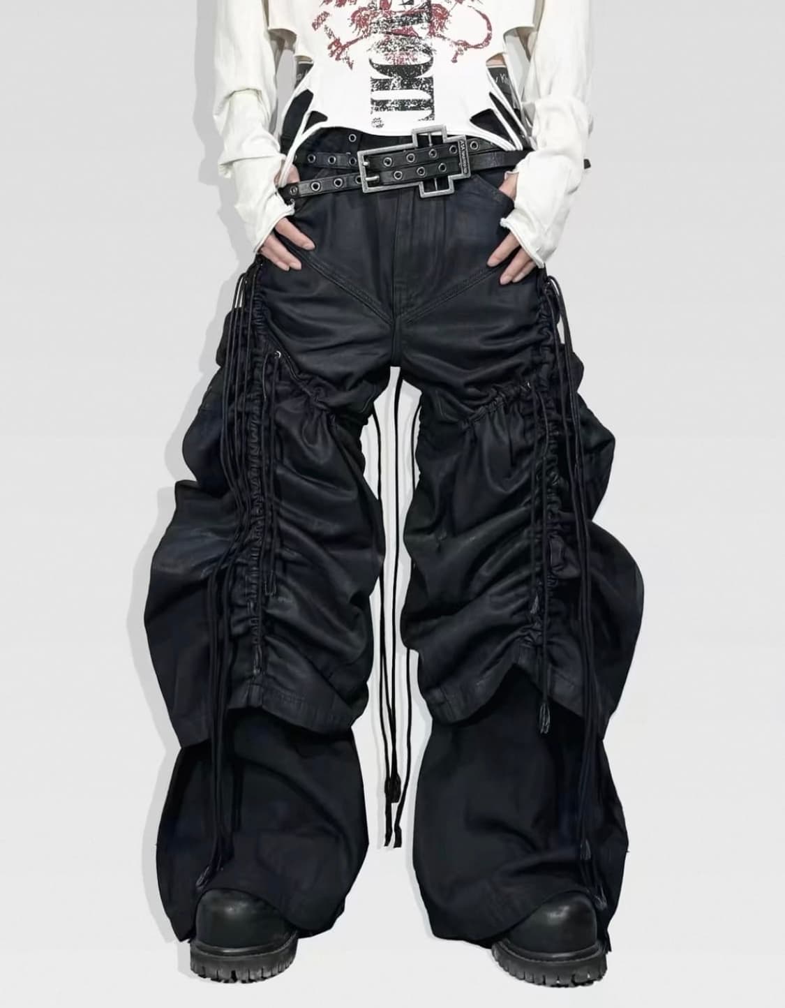 psylos1 코팅 셔링 팬츠 상품이미지3