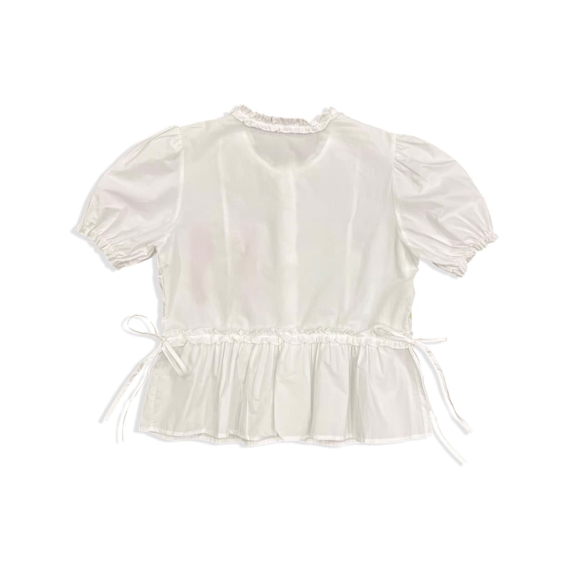 Bunny Short Sleeve Frill Shirt 상품이미지3