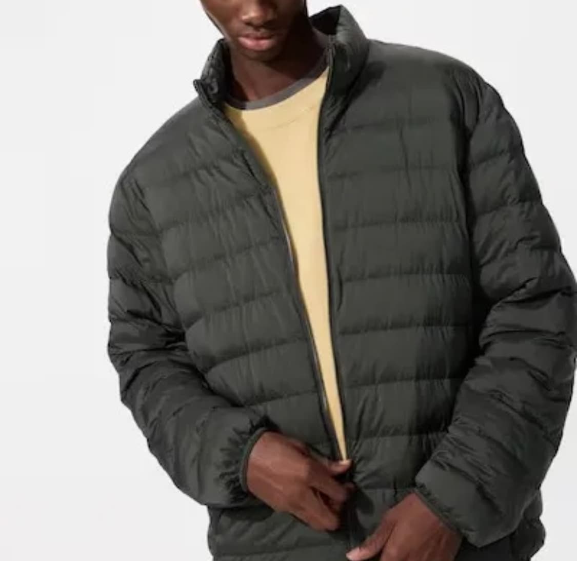 유니클로 퍼프테크 경량패딩 올리브 L 새상품 상품이미지1