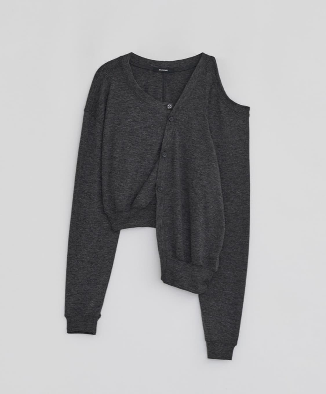 다이애그널 언발란스 홀 가디건 상품이미지1