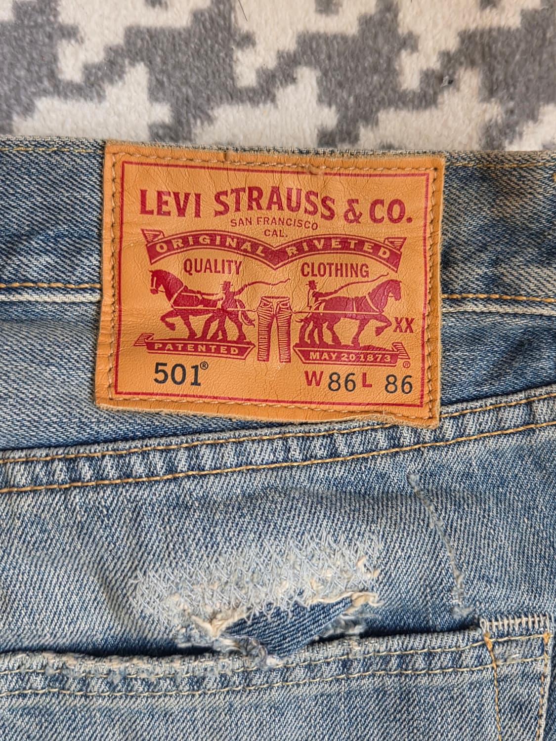 리바이스 501® 오리지널 핏 2014년 상품이미지6