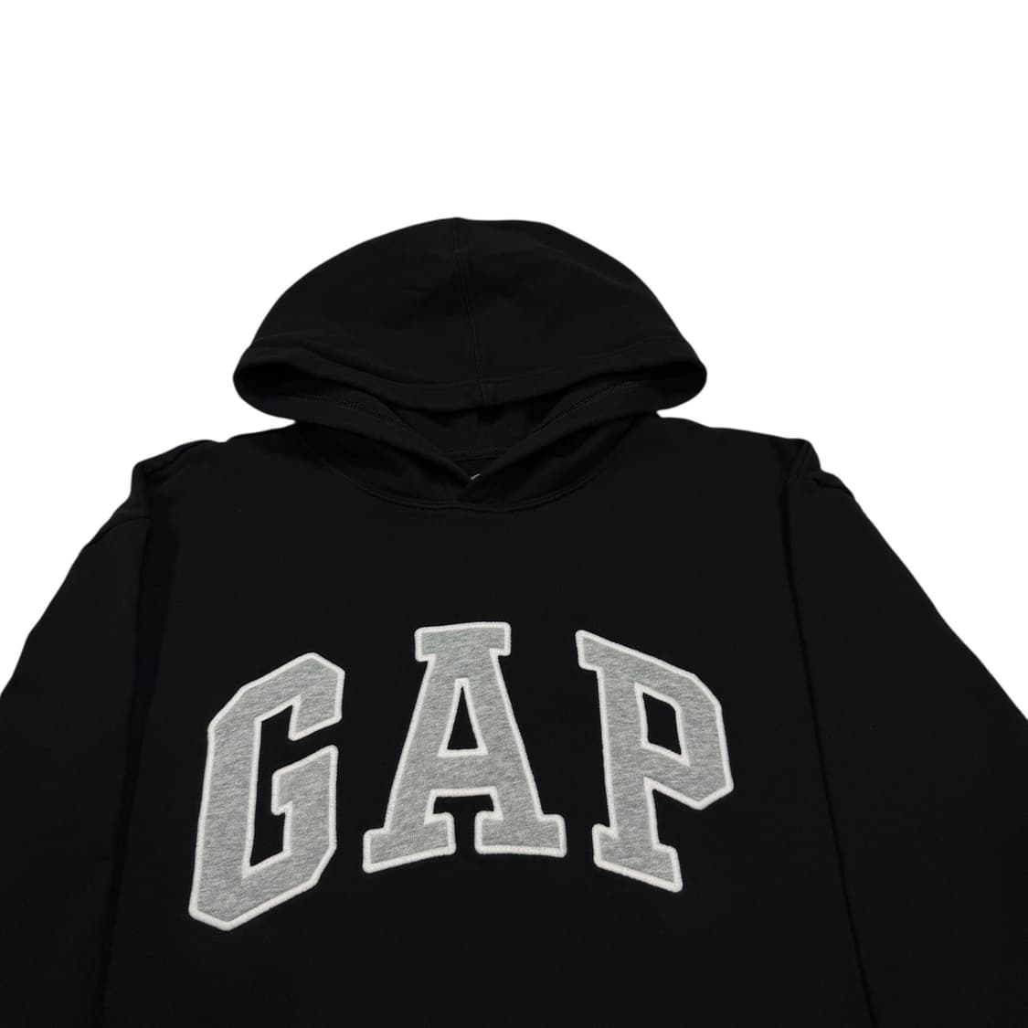 GAP 빈티지 스펠로고 스웻 후드티 블랙 XL 상품이미지2