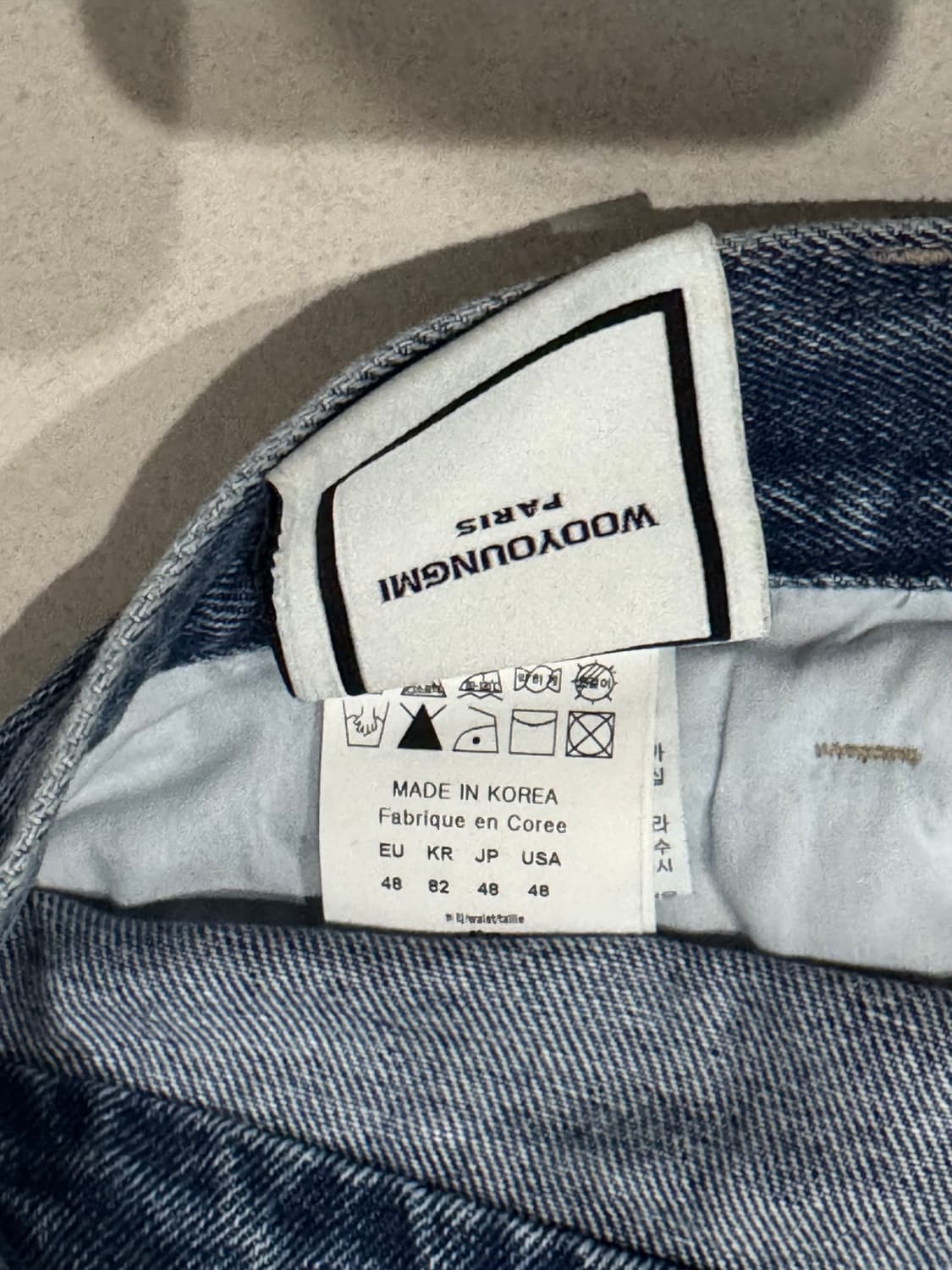 우영미 청바지 48사이즈(허리 82cm) 상품이미지3
