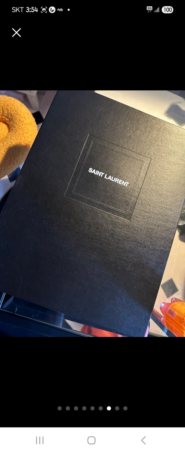 (정품)생노랑 스트랩 클러치백 L 상품이미지7