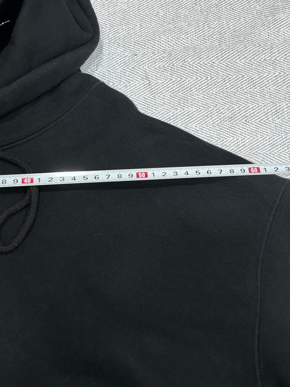 SEO 에스이오 등판 로고 자수 후드티 오버핏 M 남녀공용 상품이미지10