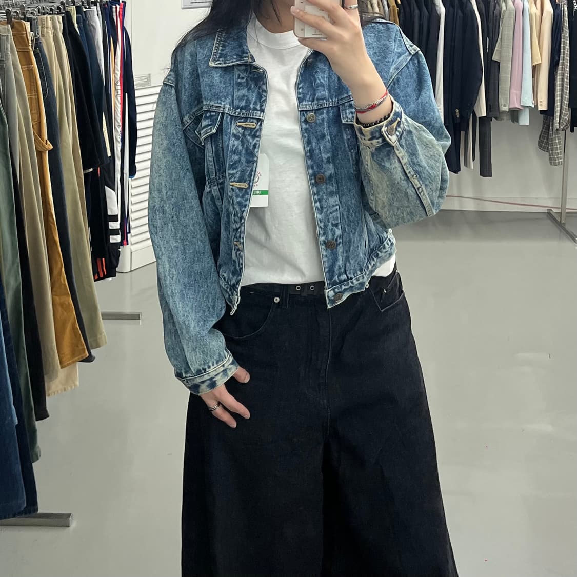 할리데이비슨 빈티지 데님워싱  청자켓 상품이미지4