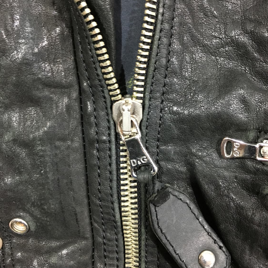 돌체 레더 자켓 상품이미지3